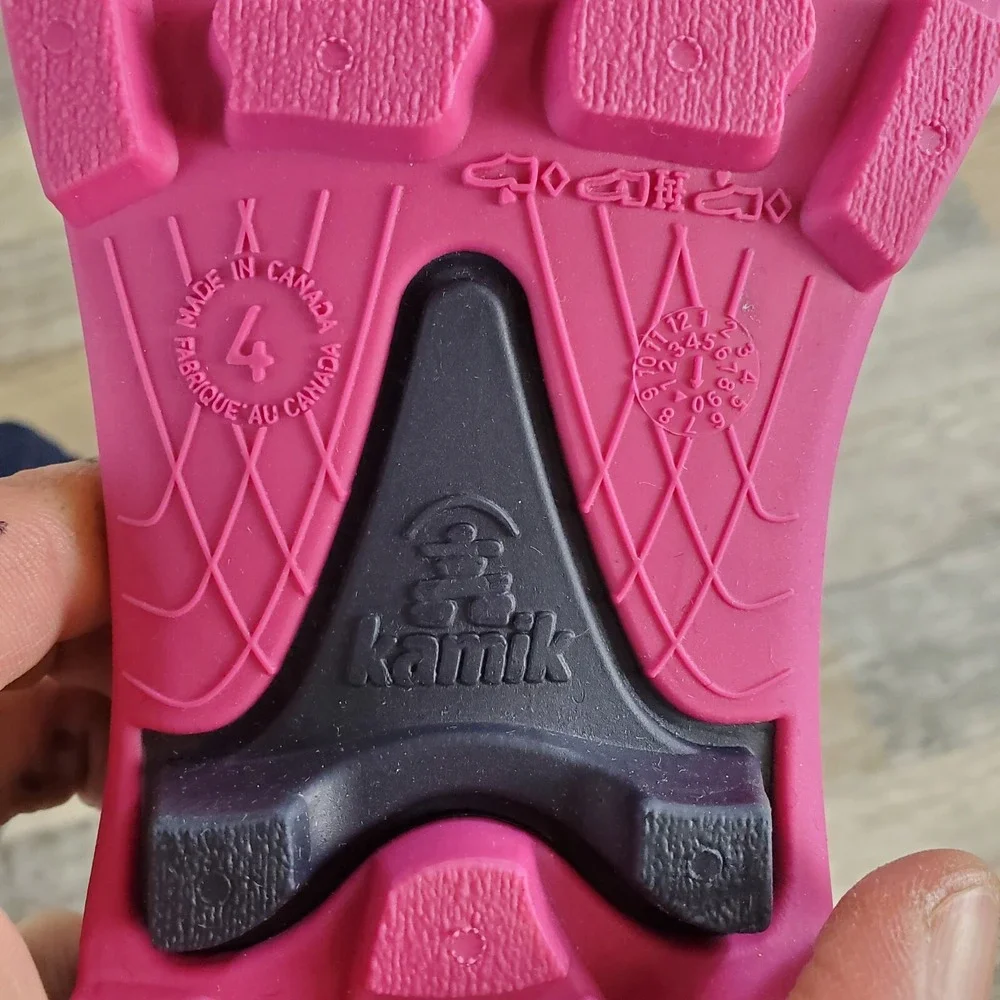 Kamik Footwear Kids Snobuster1 Insulated Snow Boot Sz 4 Toddler Little Kid NWOB
